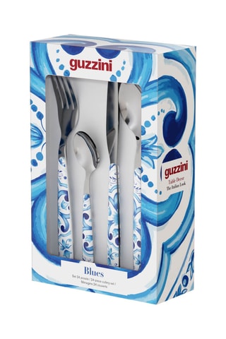 Ménagère en acier inoxydable Blues - 24 pièces