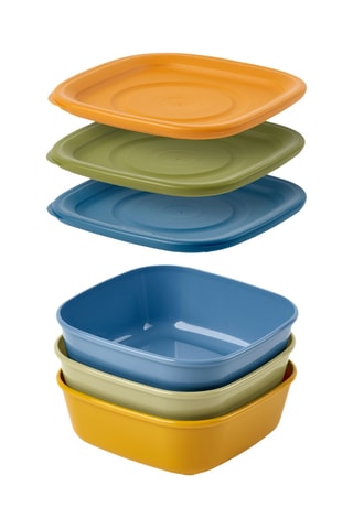 3 boîtes de conservation Chef Line - 3 x 74 cl