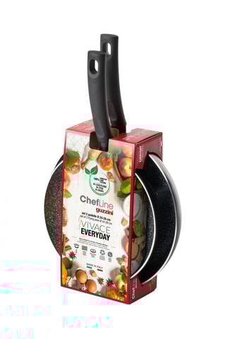 2 poêles Chef Line - 24 cm et 28 cm