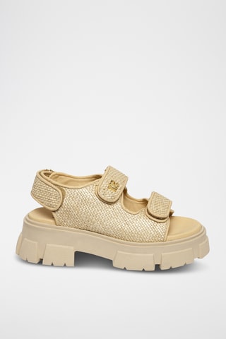 Sandalias de tacón - Beige