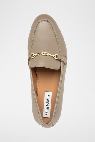 Mocasines de piel - Beige