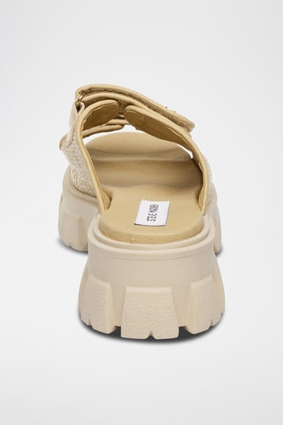 Sandalias de tacón - Beige