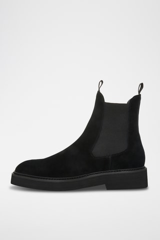 Botines Chelsea de nobuk Brantley - Negro