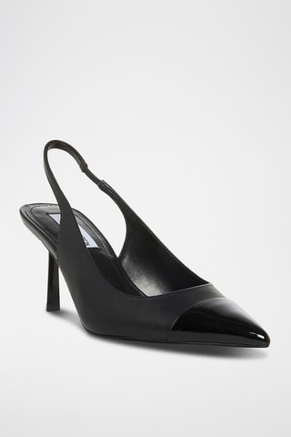 Zapatos de piel de tacón Kling - Negro