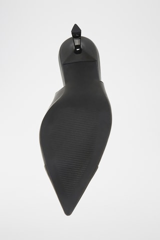 Zapatos de piel de tacón Kling - Negro