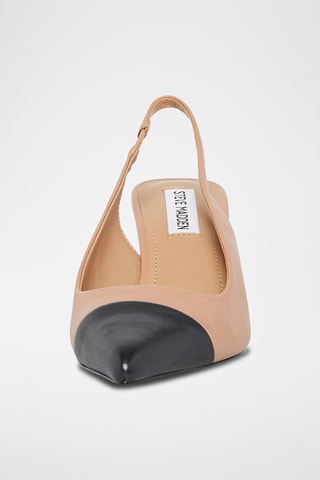 Zapatos de piel de tacón Kling - Negro y crudo