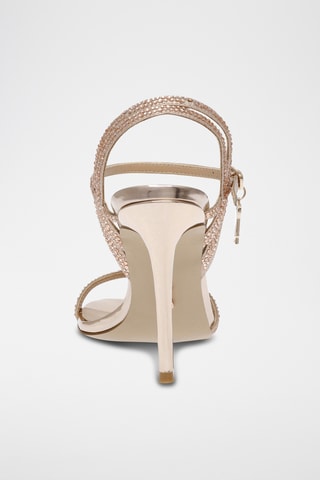 Sandalias de tacón Surrealist - Dorado