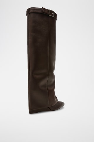 Botas de piel Corenne - Marrón