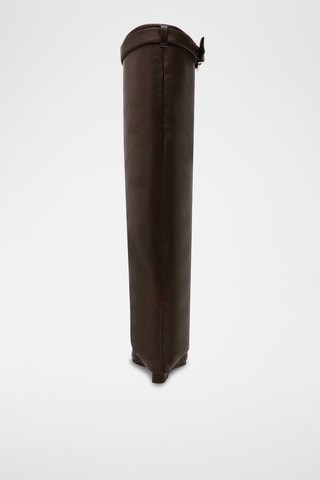 Botas de piel Corenne - Marrón