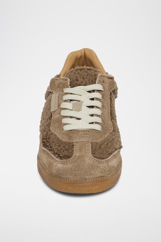 Zapatillas de piel Emporia - Topo