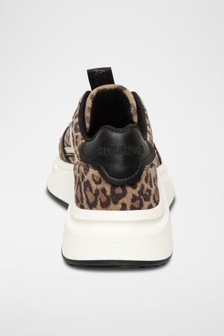 Zapatillas con plataforma en nubuck Starlyn - Beige