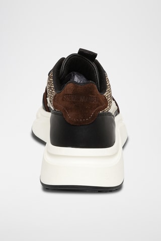 Zapatillas de piel con plataforma Starlyn - Negro