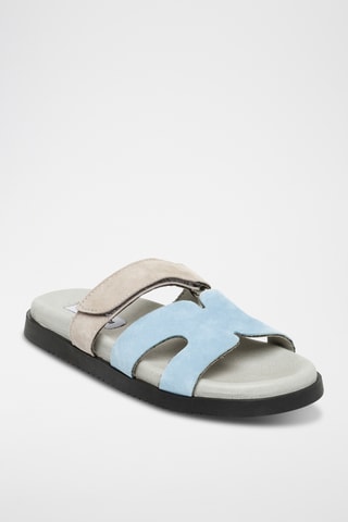 Sandalias de nobuk Missile-E - Gris claro