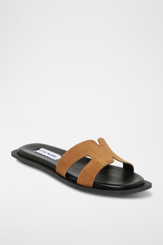 Sandalias de nobuk Sofia - Camel
