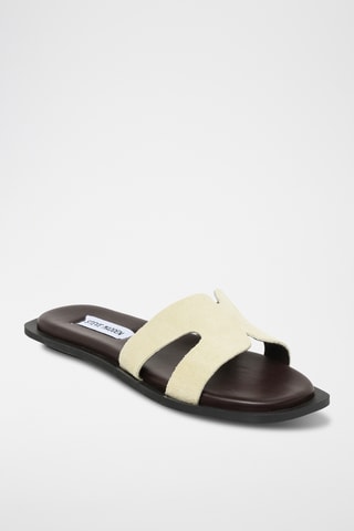 Sandalias de nobuk Sofia - Amarillo pastel