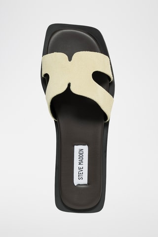 Sandalias de nobuk Sofia - Amarillo pastel