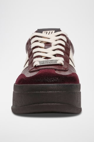 Zapatillas de piel Off-Track - Burdeos