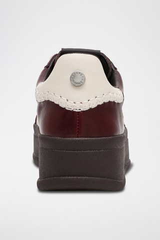 Zapatillas de piel Off-Track - Burdeos