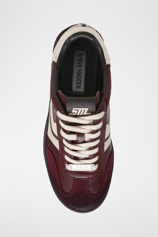 Zapatillas de piel Off-Track - Burdeos