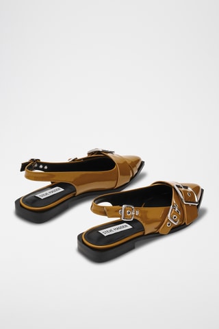 Bailarinas con brillo Grezly - Verde oliva