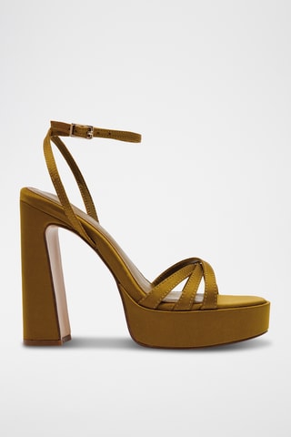 Sandalias de tacón Fleet - Verde oliva