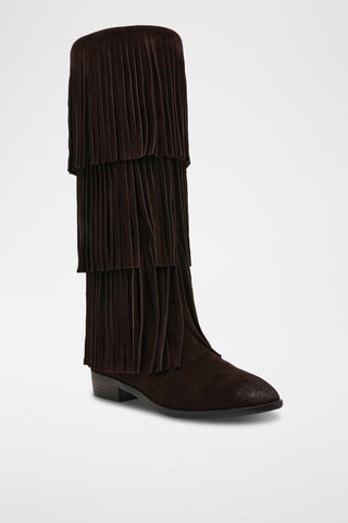 Botas de nobuk Spur - Marrón oscuro