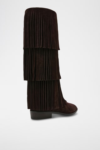 Botas de nobuk Spur - Marrón oscuro