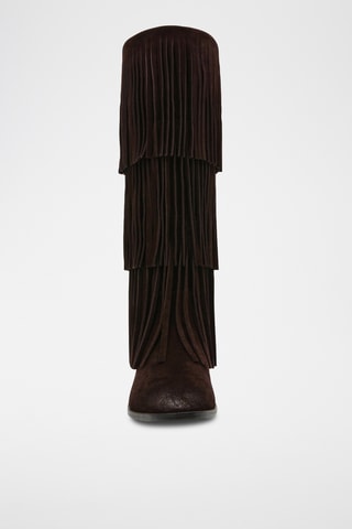 Botas de nobuk Spur - Marrón oscuro