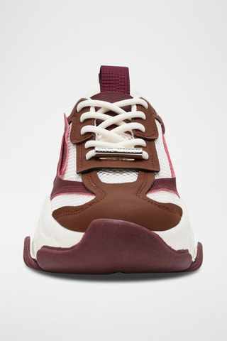 Zapatillas con plataforma Possession-E - Blanco y burdeos