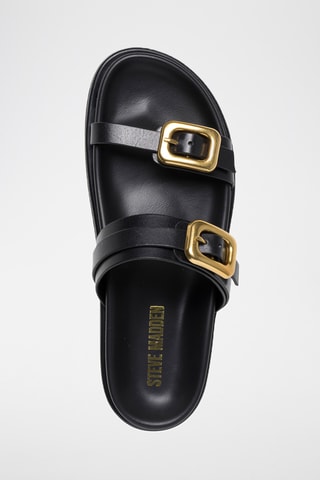 Sandalias de piel Zaz - Negro