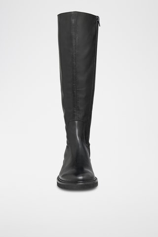 Botas de piel Neva - Negro