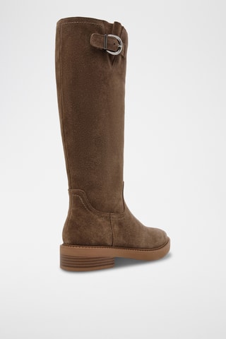 Botas de nobuk La Rue - Topo