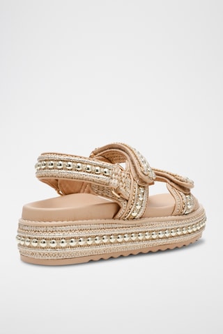 Sandalias con plataforma Bigmona-S - Beige