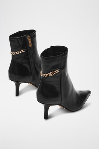 Botines de piel Auora - Negro