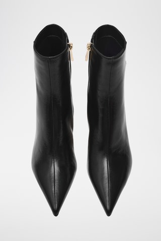 Botines de piel Auora - Negro