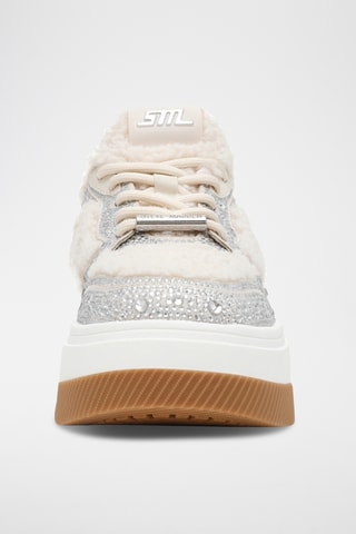 Tenis con plataforma Dynamo-RF - Plateado