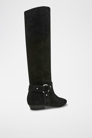 Botas de nobuk Krosby - Negro