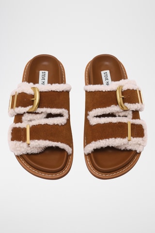 Sandalias de ante forradas Arch-F - Camel