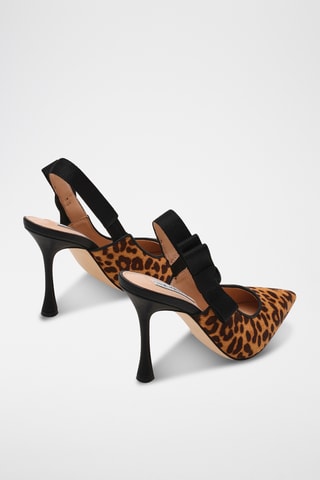 Zapatos de nobuk de tacón Brylie-Leo - Marrón claro