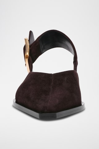 Bailarinas de ante Shay - Marrón