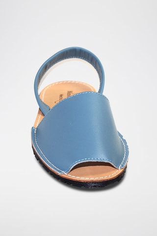 Sandálias Avarca de couro - Azul