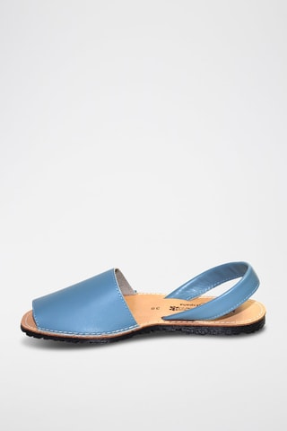 Sandálias Avarca de couro - Azul