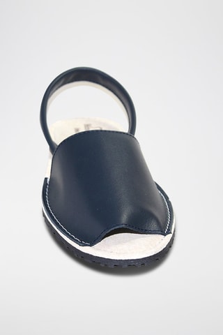 Sandálias Avarca de couro - Azul