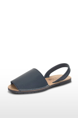 Sandálias Avarca de couro - Azul