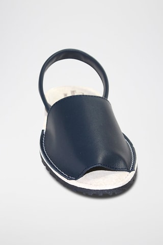 Sandálias Avarca de couro - Azul