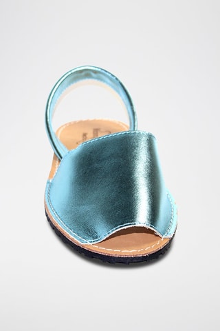 Sandálias Avarca de couro - Azul