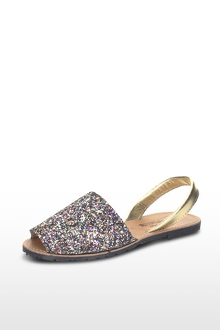 Sandálias Avarcas - Preto e multicor