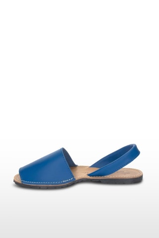 Sandálias Avarca de couro - Azul