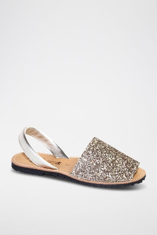 Sandálias Avarcas - Prateado