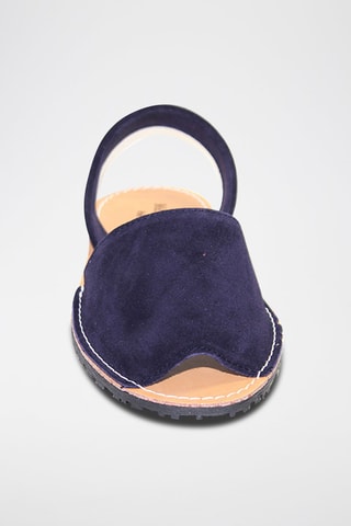 Sandálias Avarca de couro - Azul